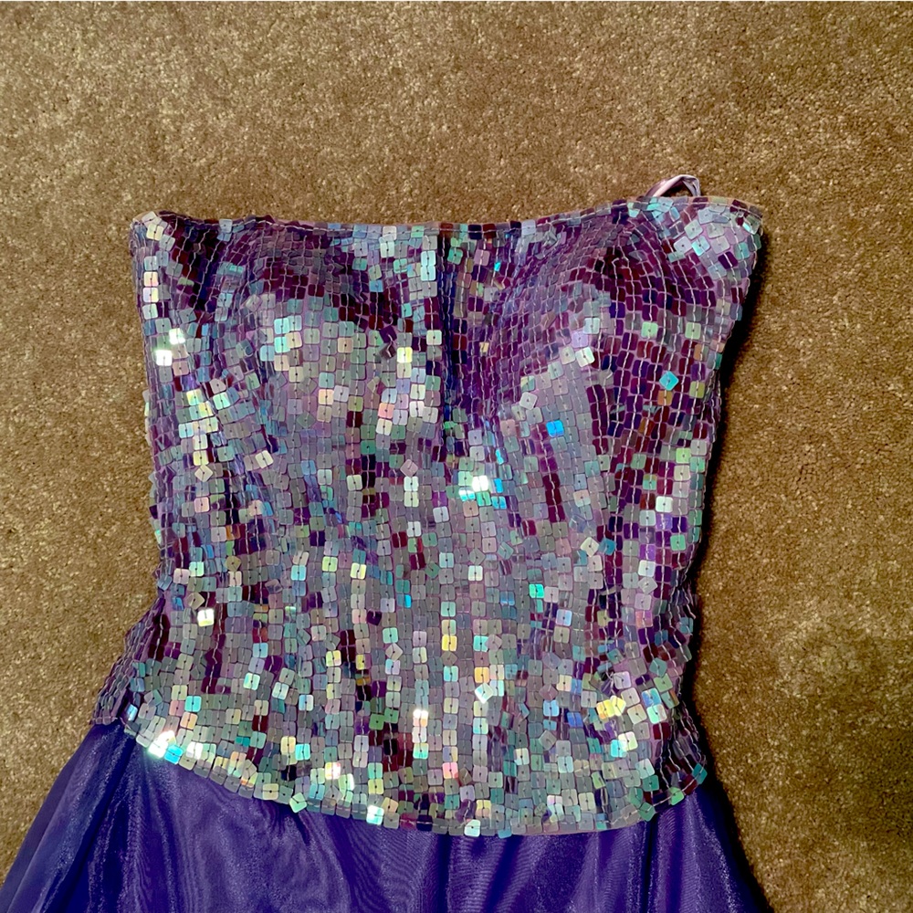 Sequin lavender Nadine dress